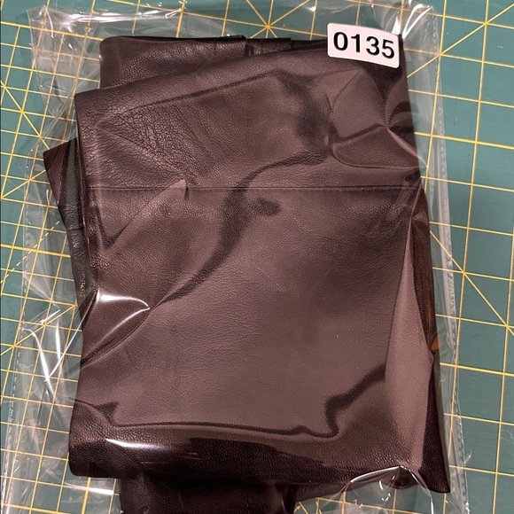 Topshop Faux Leather Mini Skirt with Side Slit - Picture 14 of 14